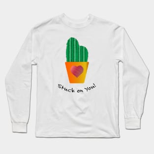 Stuck on You Cactus Long Sleeve T-Shirt